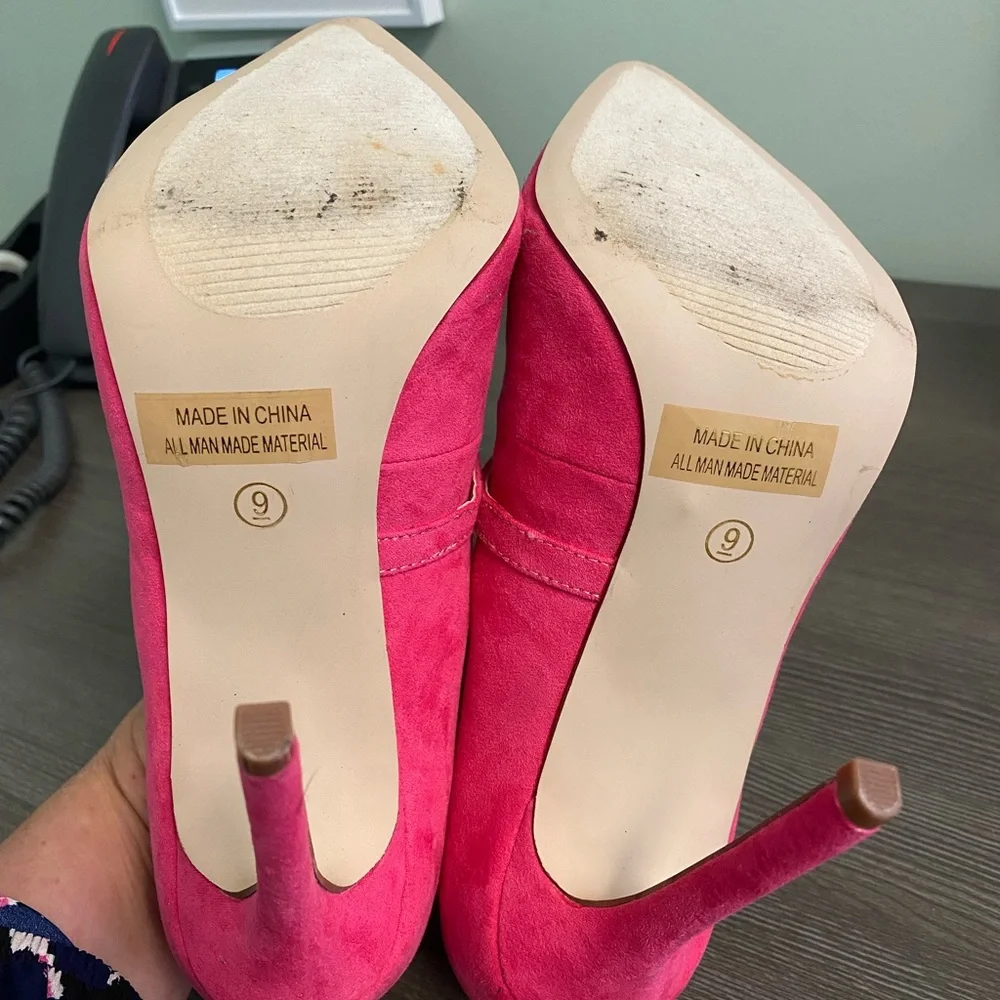 Alba Fuchsia Mary Jane Heels - Picture 5 of 5